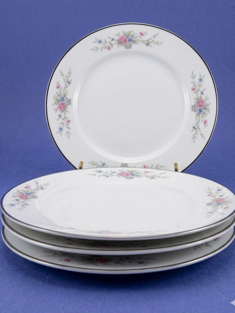 🌸 Vintage Florenteen Florentine Fantasia 10 1/4" Fine China Dinner Plates